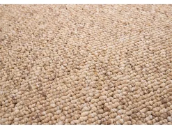 Alfombra interior - liso - natural - 80 x 150 cm - PETRA Marru00f3n