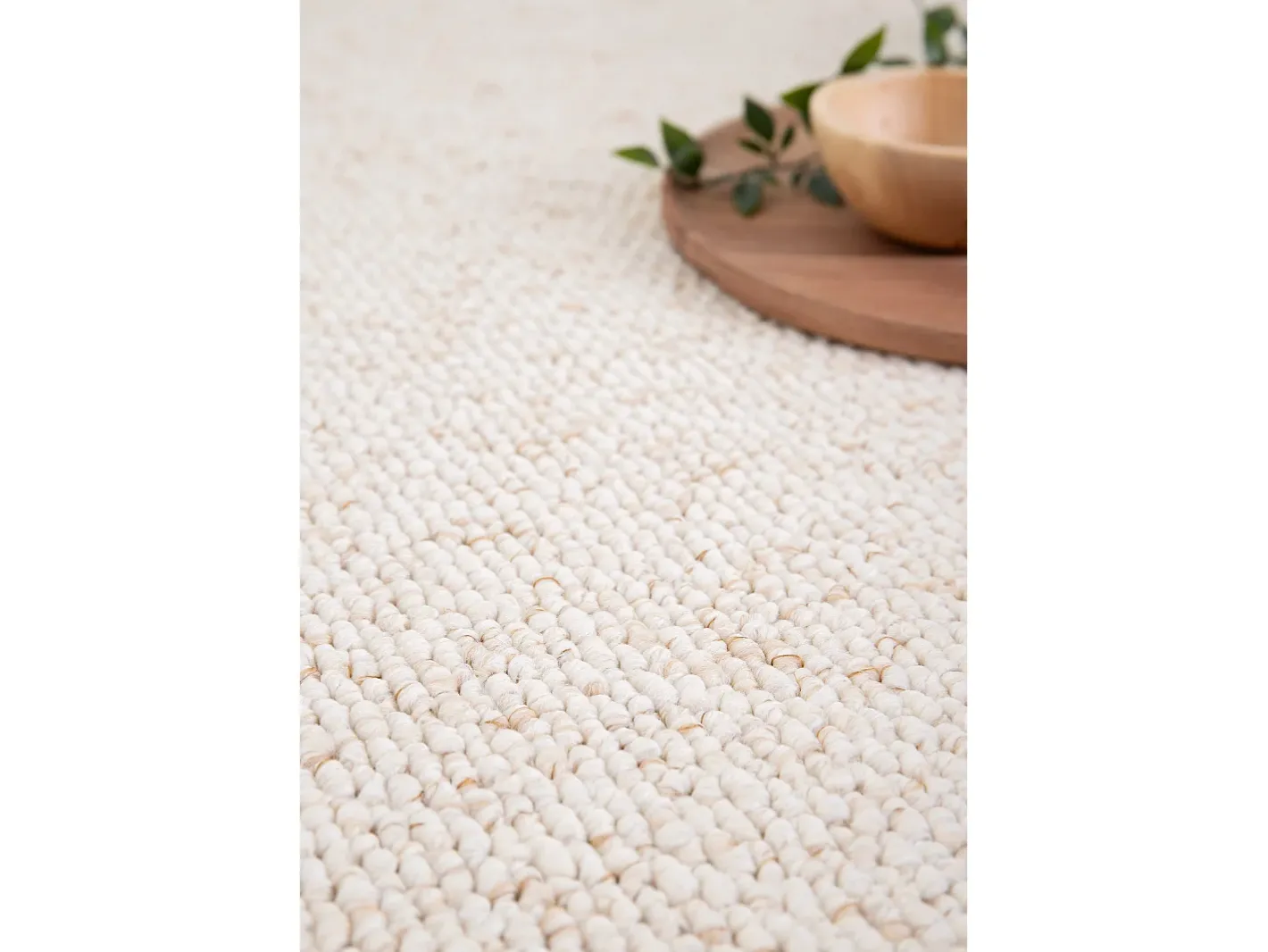Hot Alfombra interior - liso - - 200 x 290 cm - PETRA Blanco