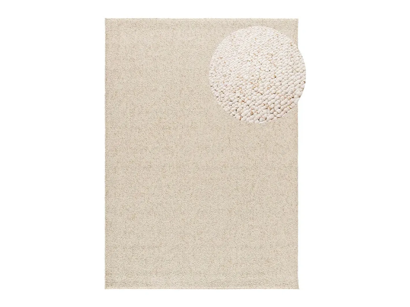 Best Alfombra interior - liso - - 160 x 230 cm - PETRA Blanco