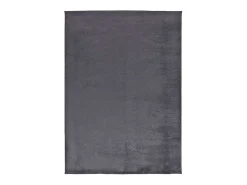 Alfombra De Salón-Alfombra interior - liso - antracita - 80 x 150 cm - CORALINE Gris antracita