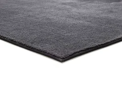 Alfombra De Salón-Alfombra interior - liso - antracita - 80 x 150 cm - CORALINE Gris antracita