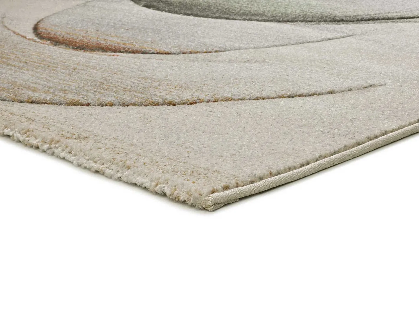 Alfombra De Salón-Alfombra interior - moderno - beige - 160 x 230 cm - LIBET Gris / Naranja / Verde / Beige