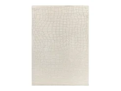 Outlet Alfombra interior - moderno con relieve - plata - 160 x 230 cm - BARESA Plateado