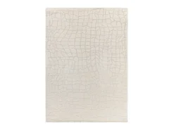 New Alfombra interior - moderno con relieve - plata - 80 x 150 cm - BARESA Plateado
