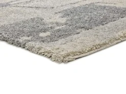 Alfombra interior - shaggy abstracto - plata - 133 x 190 cm - HELIA Plateado Online