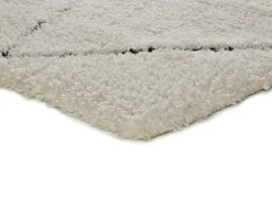 Alfombra interior - shaggy - - 200 x 290 cm - ATESA Crema Clearance