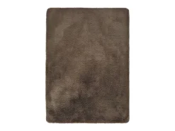 Alfombra De Salón-Alfombra interior - shaggy liso - visón - 80 x 150 cm - ALPACA Topo