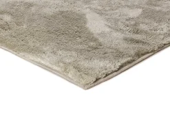 Alfombra De Salón|Alfombra Infantil-Alfombra interior - shaggy liso - piedra - 60 x 110 cm - ROMA Topo