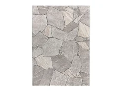 Alfombra De Salón-Alfombra interior - shaggy moderno - - 140 x 200 cm - KIVET Gris