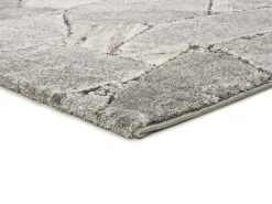 Alfombra De Salón-Alfombra interior - shaggy moderno - - 140 x 200 cm - KIVET Gris