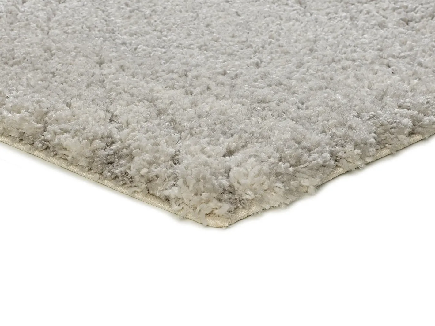 Alfombra De Salón-Alfombra interior - shaggy - plata - 160 x 230 cm - ATESA Plateado