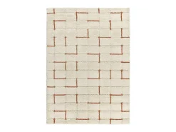 Online Alfombra interior - shaggy geométrico - caldera - 60 x 120 cm - BRENDA Beige