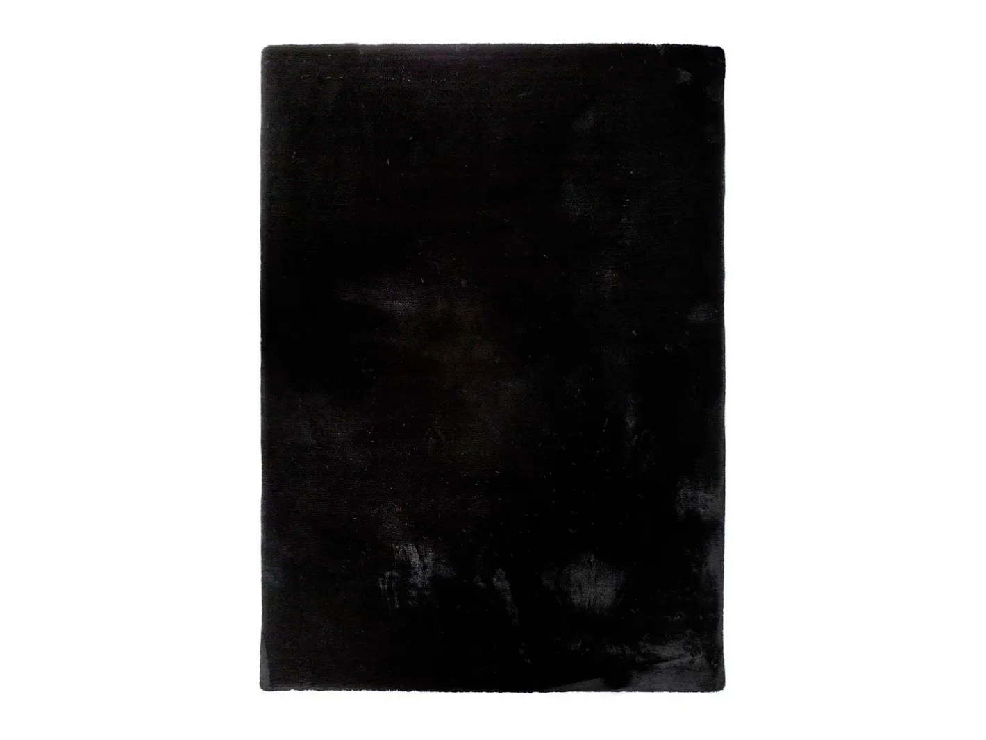 Discount Alfombra interior - shaggy liso - - 80 x 150 cm - FOX Negro