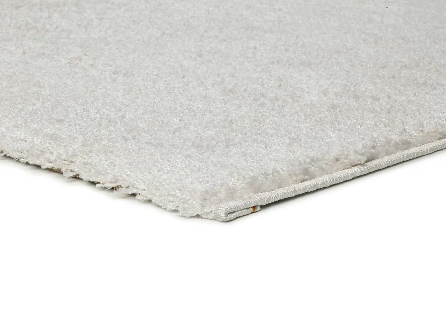 Discount Alfombra interior - shaggy liso - - 120 x 180 cm - ATLAS Blanco