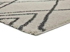 Alfombra interior - shaggy étnico - - 60 x 120 cm - ATLAS Blanco Online