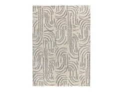 Best Alfombra interior - shaggy escandinavo - plata - 160 x 230 cm - HELIA Plateado