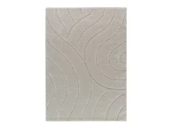 Alfombra De Salón-Alfombra interior - shaggy - plata - 80 x 150 cm - MOLIER Plateado
