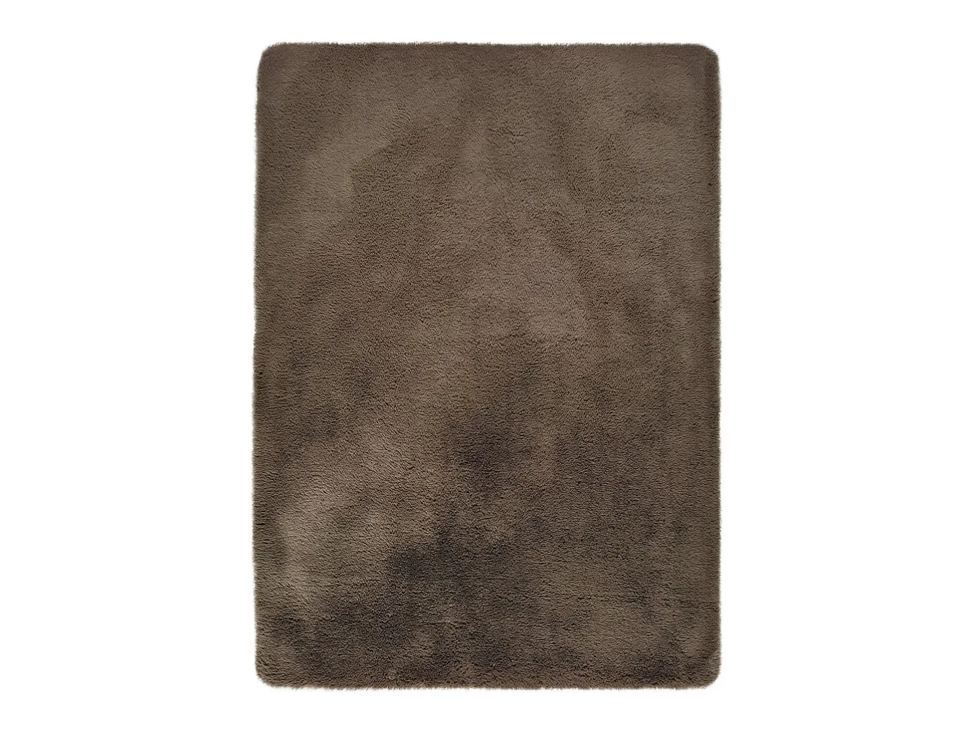 Hot Alfombra interior - shaggy liso - visón - 60 x 100 cm - ALPACA Topo