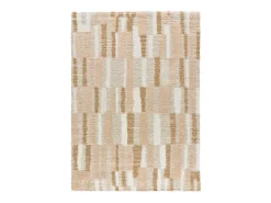 Alfombra interior - shaggy geométrico - - 160 x 230 cm - SERENE TERRA Beige Clearance