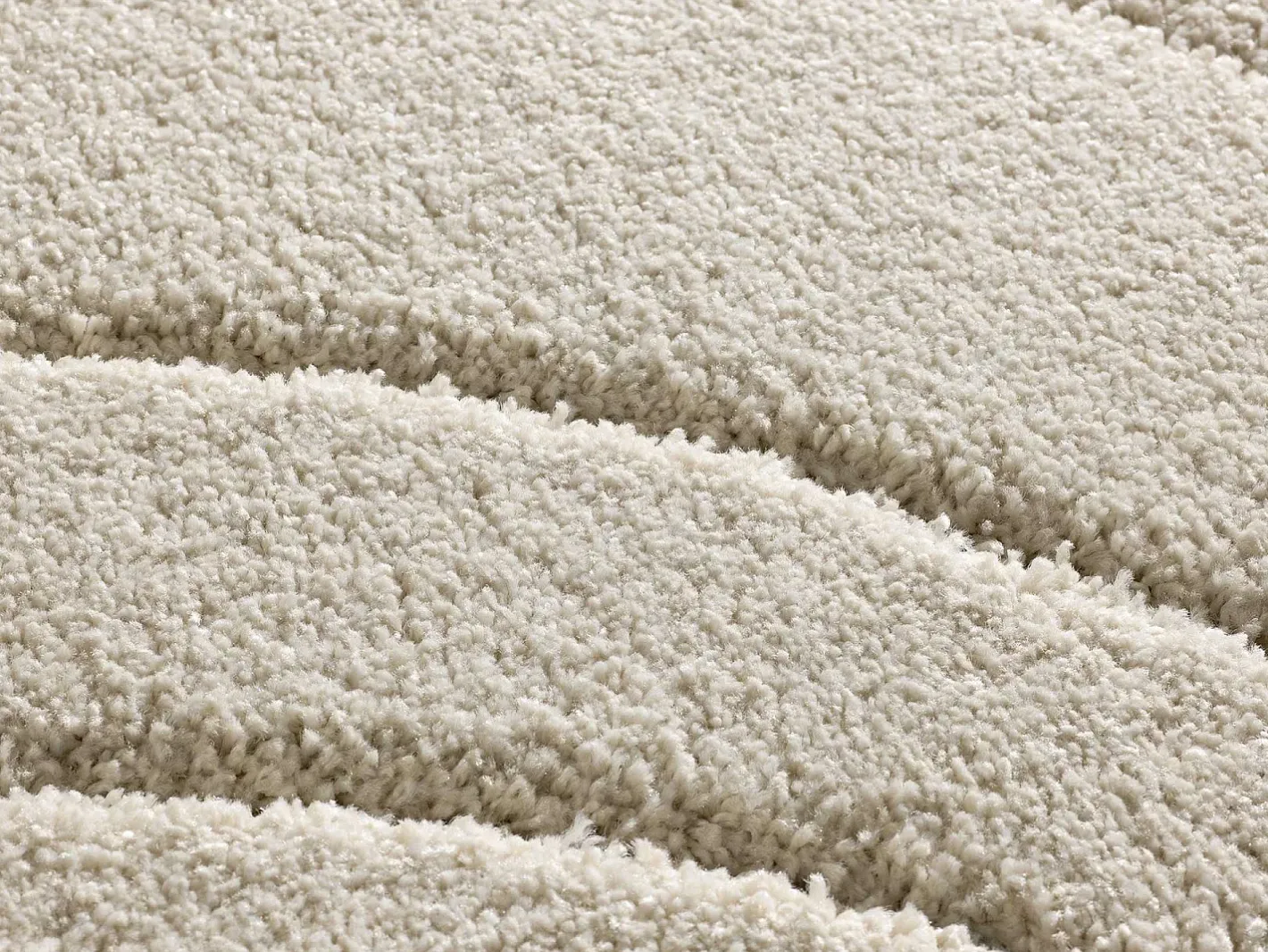 Alfombra interior - shaggy - - 160 x 230 cm - MOLIER Blanco