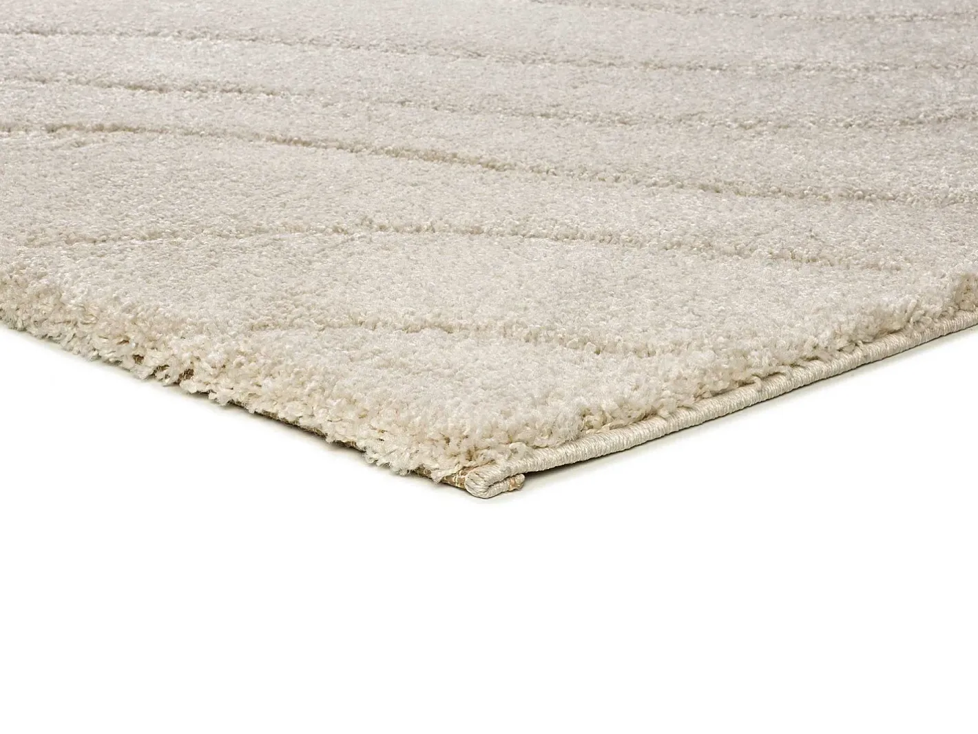 Alfombra interior - shaggy - - 160 x 230 cm - MOLIER Blanco