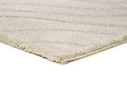 Alfombra interior - shaggy - - 60 x 120 cm - MOLIER Blanco Hot