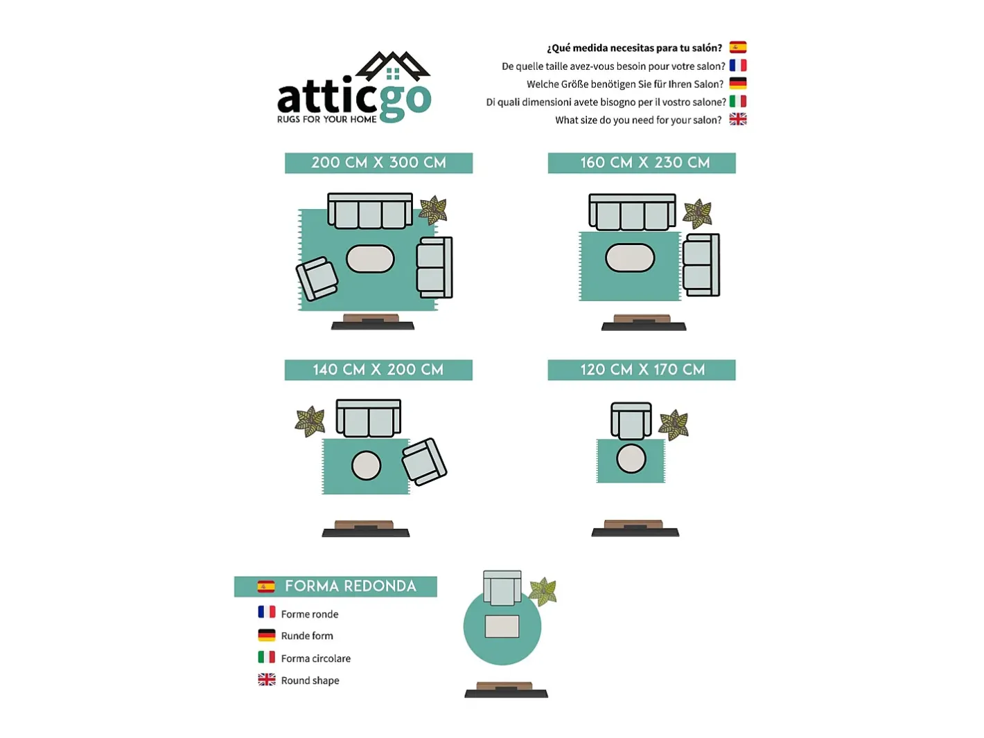 Alfombra De Salón-Alfombra interior - shaggy geométrico - beige / gris - 135 x 190 cm - SCENIC Gris / Beige