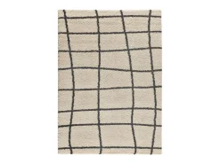 Alfombra De Salón-Alfombra interior - shaggy escandinavo - - 160 x 230 cm - ATLAS Blanco