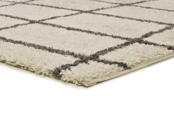Alfombra De Salón-Alfombra interior - shaggy escandinavo - - 160 x 230 cm - ATLAS Blanco