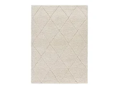 Alfombra De Salón-Alfombra interior - shaggy - - 160 x 230 cm - ATESA Blanco