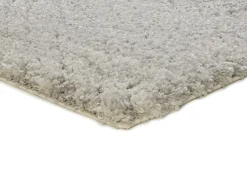 Alfombra interior - shaggy - plata - 200 x 290 cm - ATESA Plateado