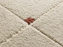 Discount Alfombra interior - shaggy geométrico - caldera - 80 x 150 cm - BRENDA Cobrizo