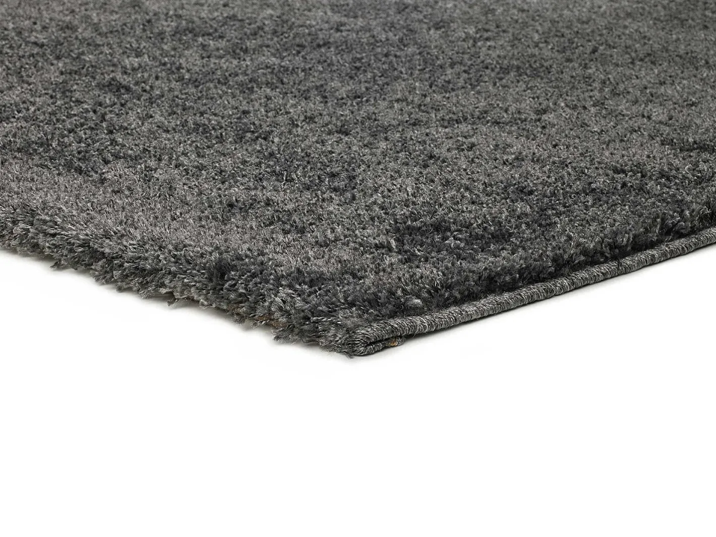 Alfombra interior - shaggy liso - antracita - 160 x 230 cm - ATLAS Gris antracita Online