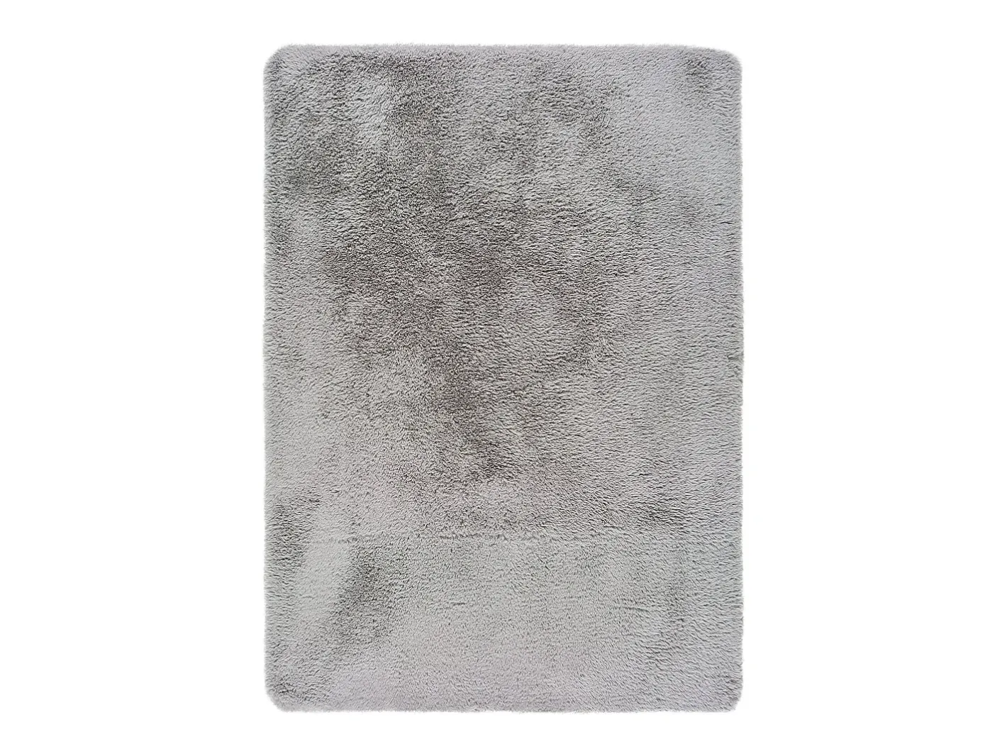 Alfombra De Salón-Alfombra interior - shaggy liso - plata - 80 x 150 cm - ALPACA Plateado