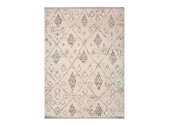 Alfombra De Salón-Alfombra interior - étnico - / marrón - 80 x 120 cm - CERES Crema