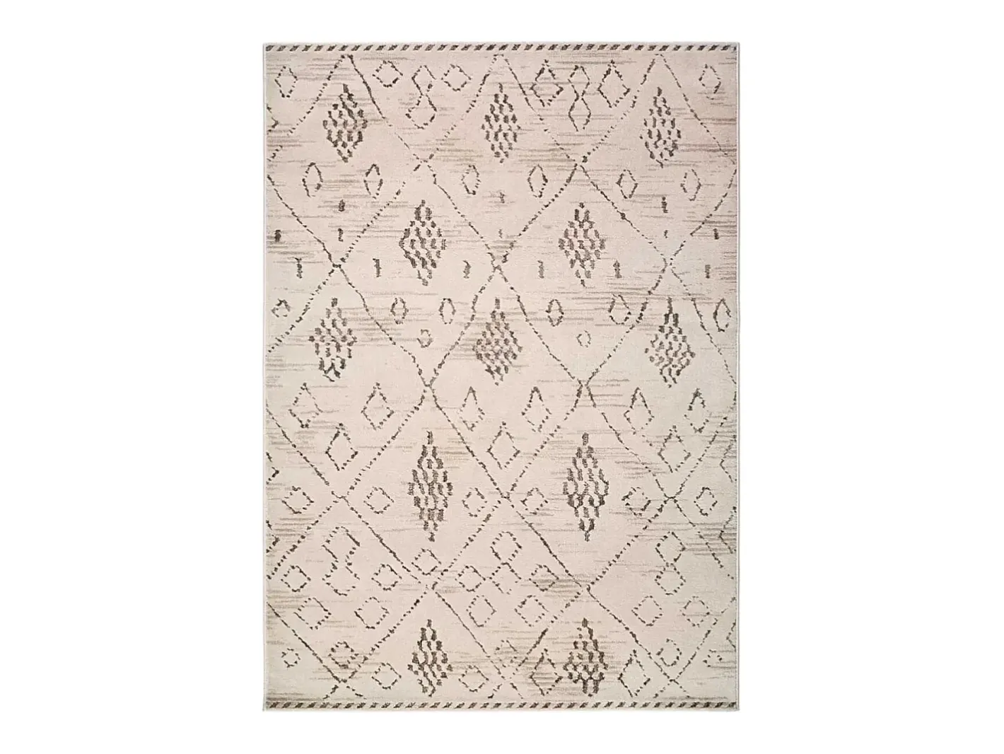 Alfombra De Salón-Alfombra interior - étnico - / marrón - 80 x 120 cm - CERES Crema