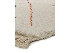 Outlet Alfombra interior - étnico - - 200 x 290 cm - YEBEL Blanco