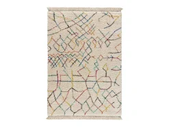 Alfombra De Salón-Alfombra interior - étnico - - 135 x 190 cm - YEBEL Blanco