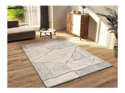 Alfombra De Salón-Alfombra interior - étnico - / marrón - 80 x 120 cm - CERES Crema
