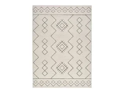Alfombra De Salón-Alfombra interior - étnico - - 140 x 200 cm - MALIKA Blanco