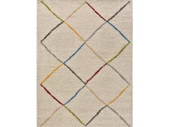 Alfombra De Salón-Alfombra interior - étnico - - 80 x 150 cm - KASBAH Blanco
