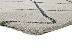 Alfombra interior - étnico - - 80 x 150 cm - ATLAS Blanco