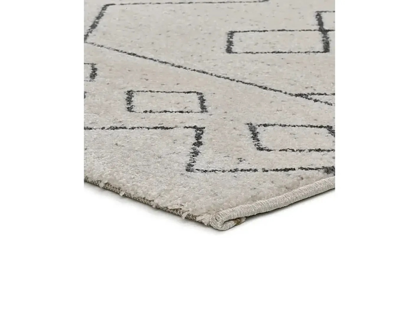 Alfombra De Salón-Alfombra interior - étnico - - 80 x 150 cm - MALIKA Blanco