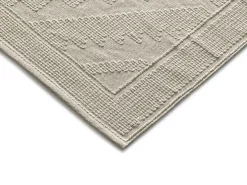 Alfombra interior - étnico con relieve - - 120 x 170 cm - PAMUK Crema