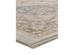 Alfombra De Salón-Alfombra interior - vintage - beige / gris - 133 x 190 cm - DELTA Gris / Beige