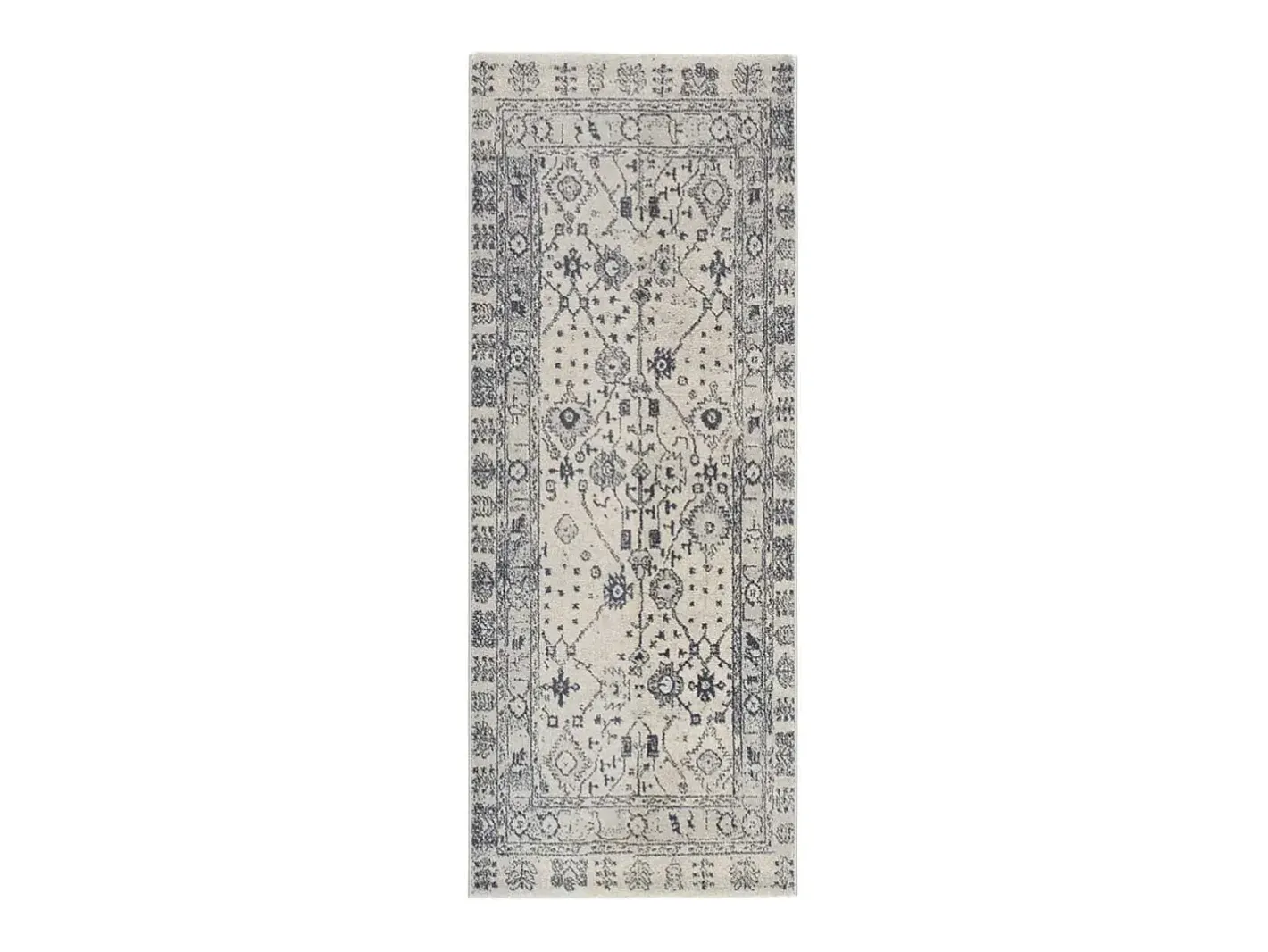 Alfombra interior - vintage - - 80 x 200 cm - SIROCO Azul Clearance
