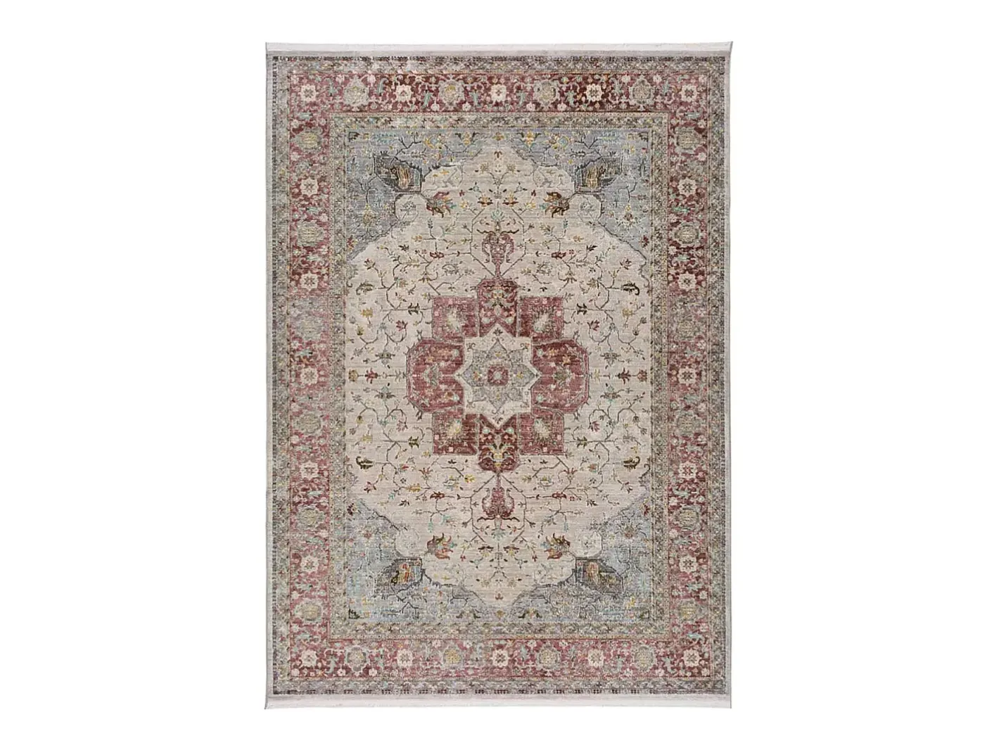 Alfombra interior - vintage - - 120 x 170 cm - TABRIZ Granate / Beige Best