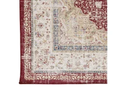 Alfombra De Salón-Alfombra interior - vintage - gris - 120 x 170 cm - NEILA Rojo