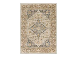 Alfombra De Salón-Alfombra interior - vintage - beige / gris - 160 x 230 cm - DELTA Gris / Beige