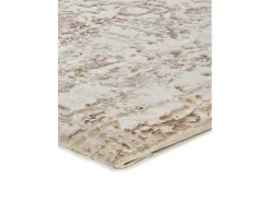 Alfombra De Salón-Alfombra interior - abstracto con relieve - - 77 x 150 cm - ORIS Beige